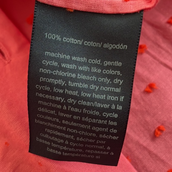 Two Women’s Slightly Used Tommy Hilfiger sleeveless button down tops, size L. - Picture 5 of 5